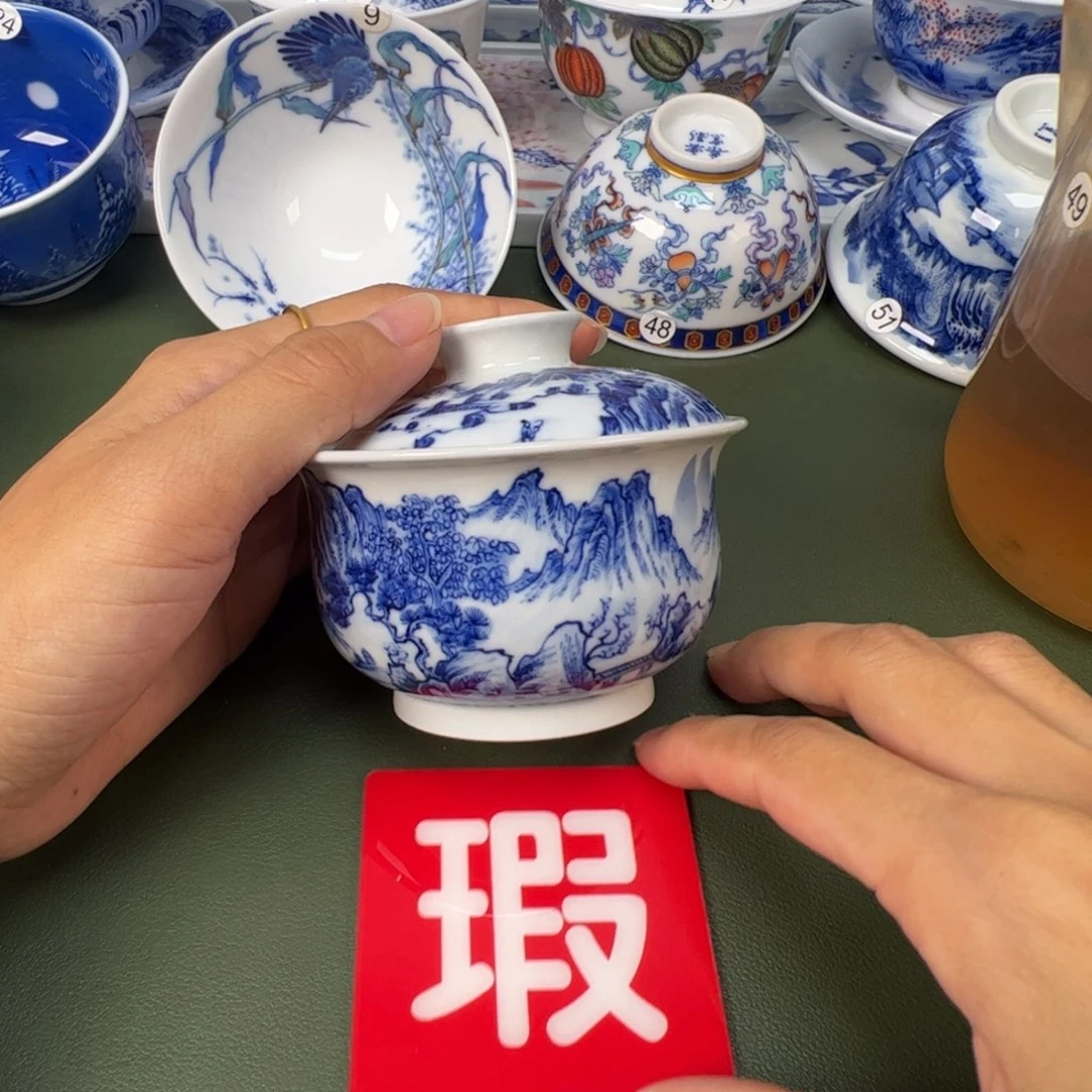景德镇纯手工纯手绘茶具木木80