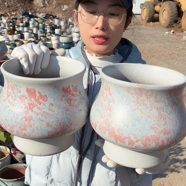 口17高19两个一组花盆