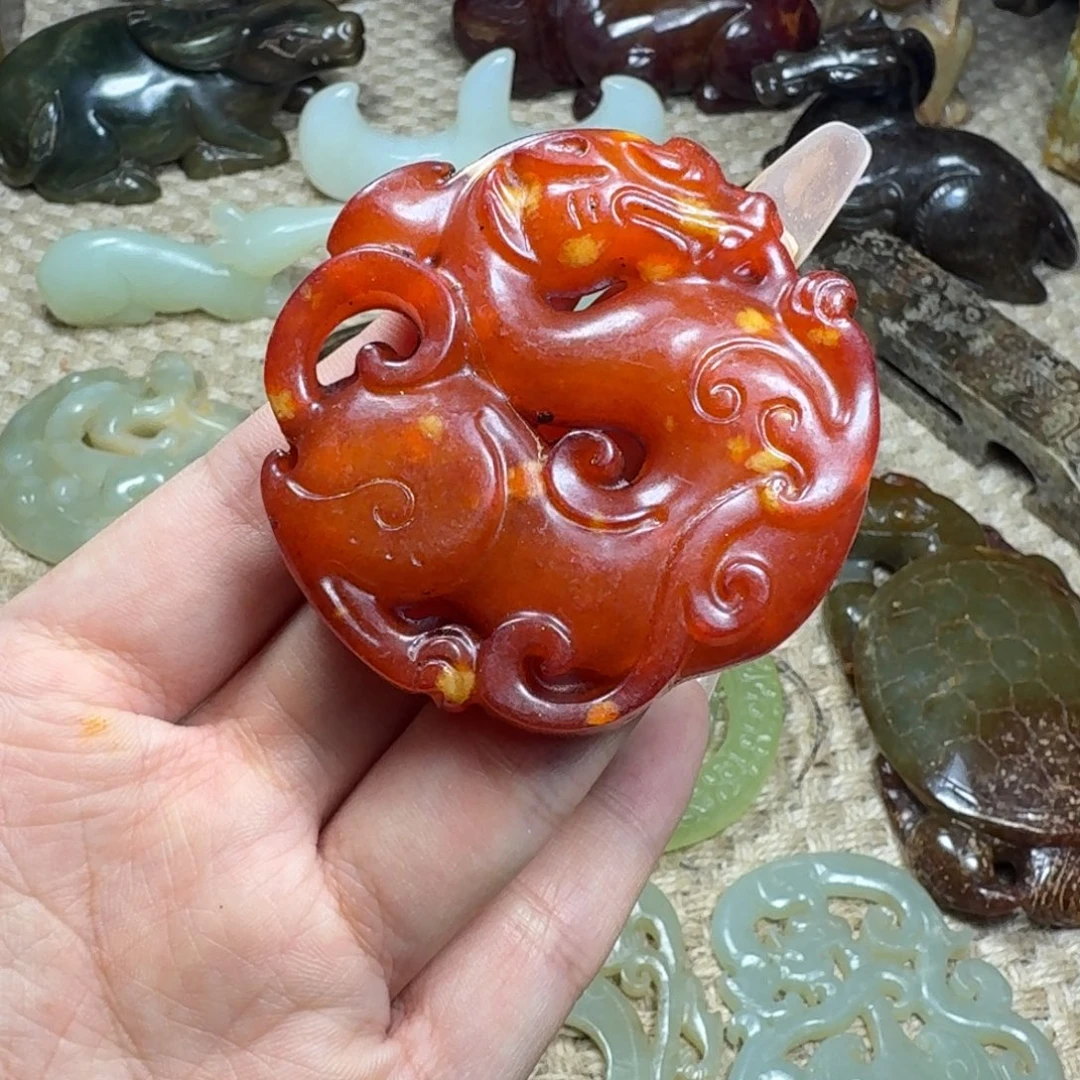 白玉菩提吊坠挂件