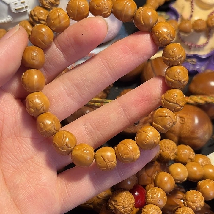 简****橄榄核手串/手链猴头卡皮吧啦微瑕