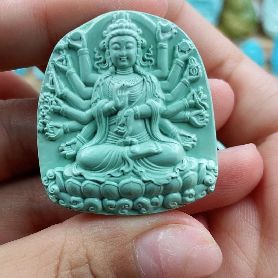 未镶嵌绿松石珠宝奇石