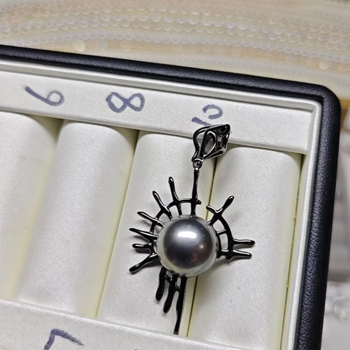 海水珍珠银S925镶嵌颈饰性****?