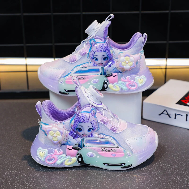 女童运动鞋2025年秋季新款儿童运动鞋女孩透气双网面轻便跑步鞋子