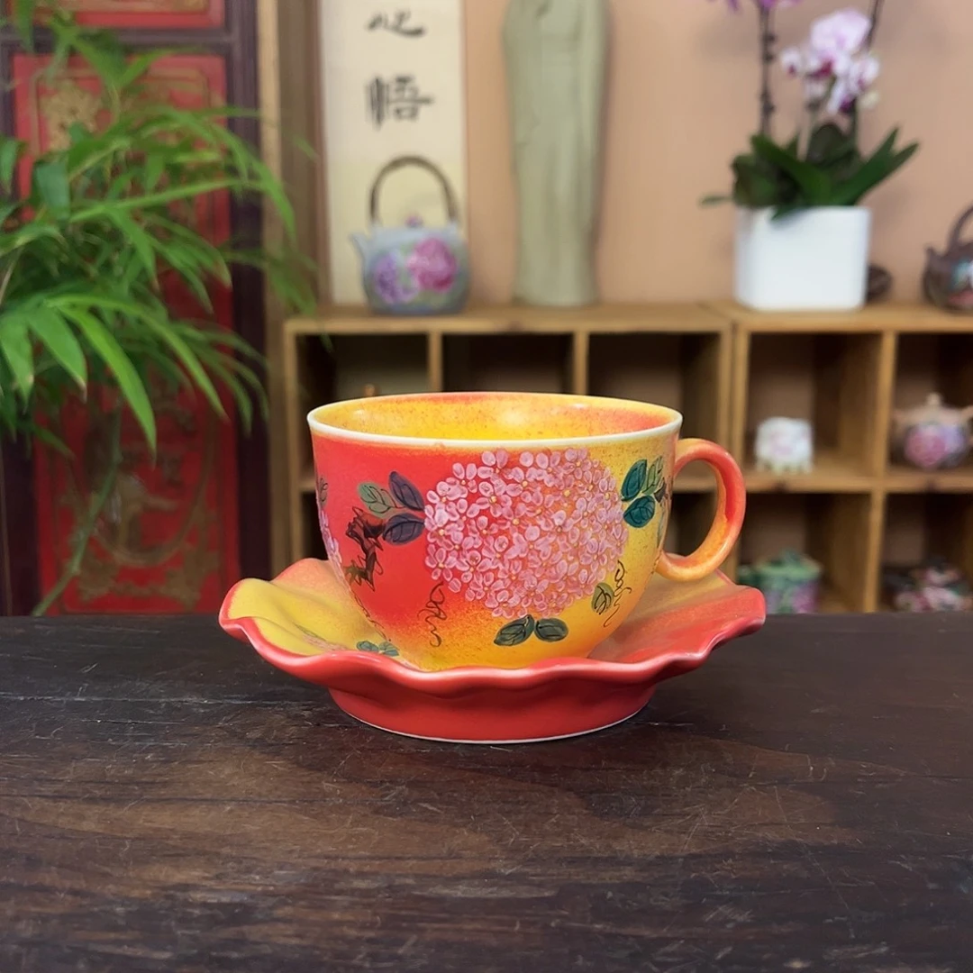 景德镇纯手工手绘柴烧