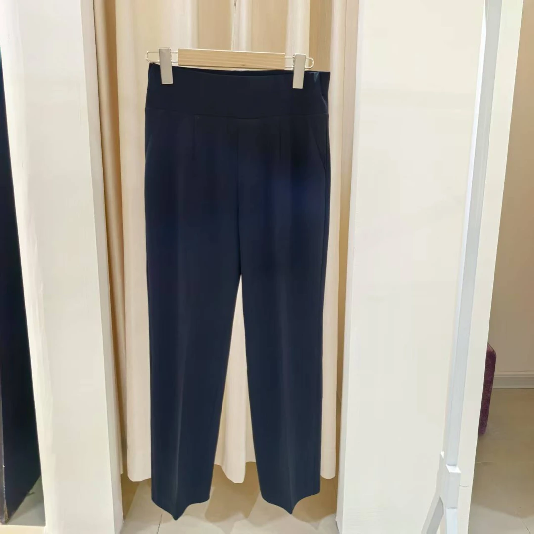 夏季超薄高弹直筒万某能九分裤(祐祐女装)