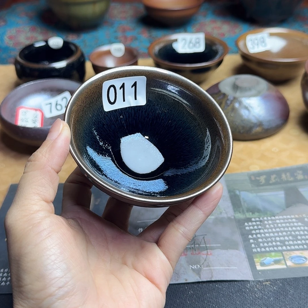 茶盏011 柴烧手工主人杯盖泡