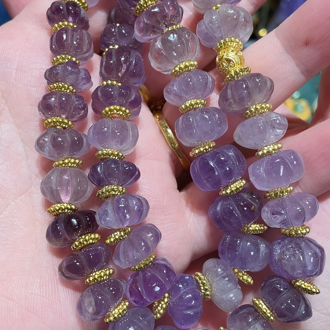 紫晶未镶嵌颈饰111