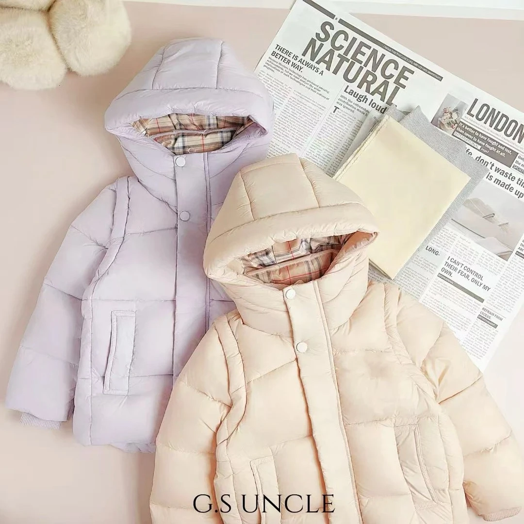 【可拆袖】H25250女童冬款时髦童装羽绒服加厚冬季洋气儿童