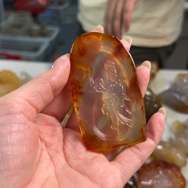 玛瑙/玉髓吊坠(不含链)未镶嵌