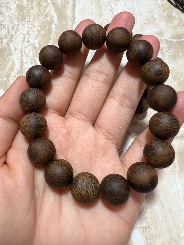 沉香奇楠沉香卡13保19克圆珠单圈多样性发一