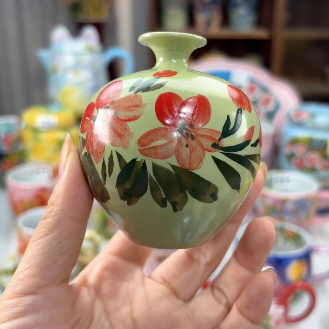 景德镇手绘高温釉下彩陶瓷茶具