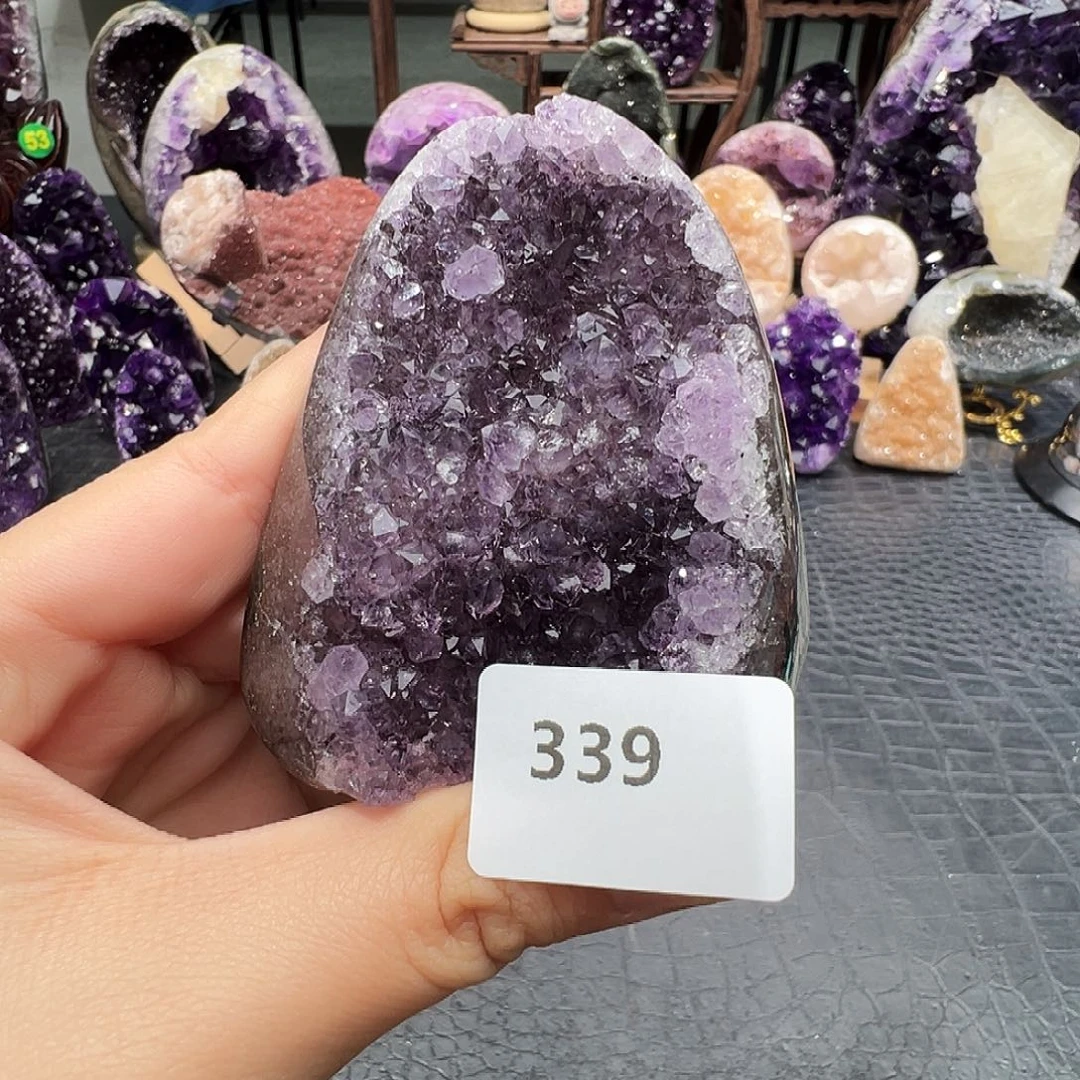 珠宝半成品紫晶未镶嵌