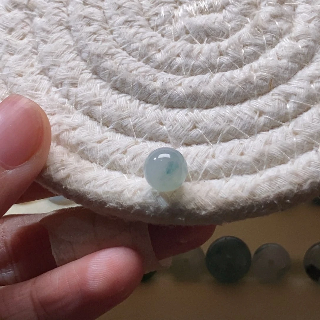 散珠翡翠8.4天然翡翠A货散珠