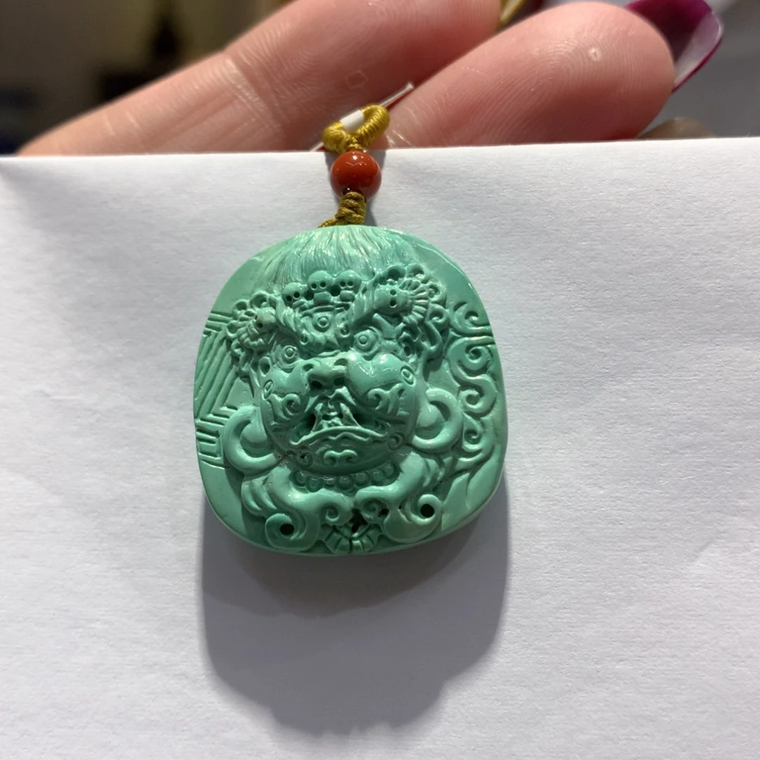 未镶嵌绿松石吊坠