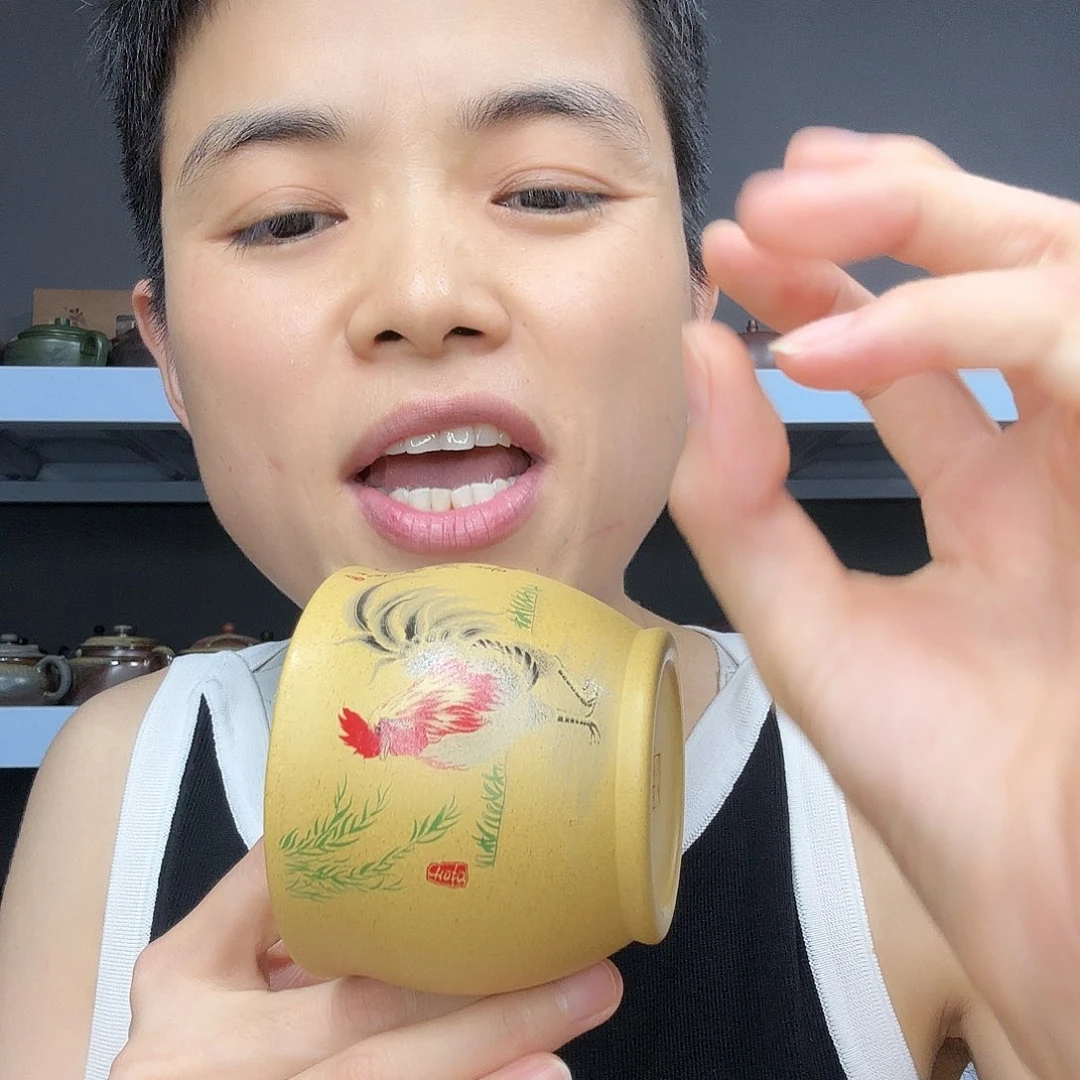 茶壶底槽青民间手艺人全手工制作