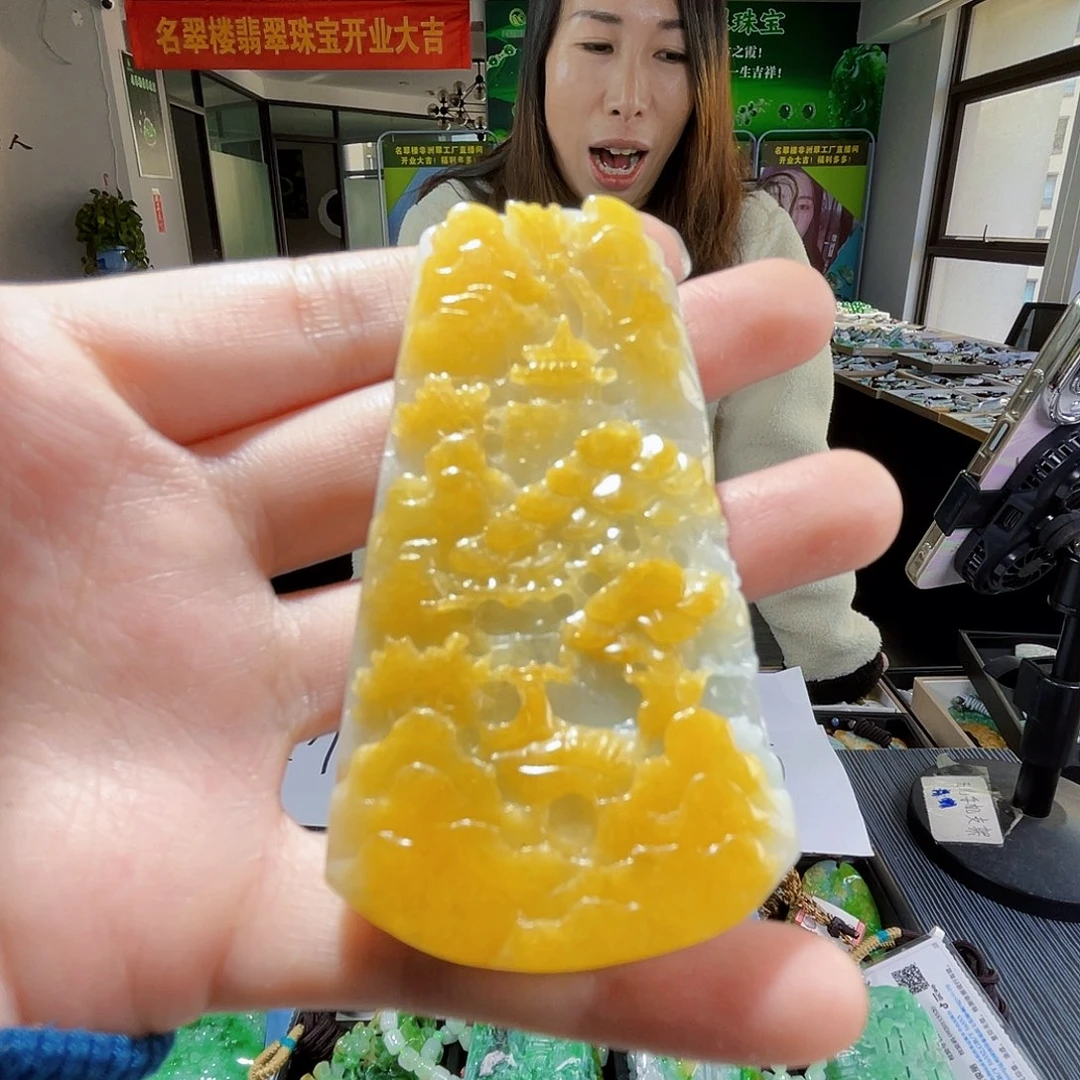 颈饰未镶嵌翡翠翡翠