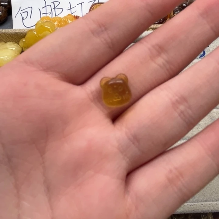 裸石琥珀未镶嵌天然蜜蜡配件