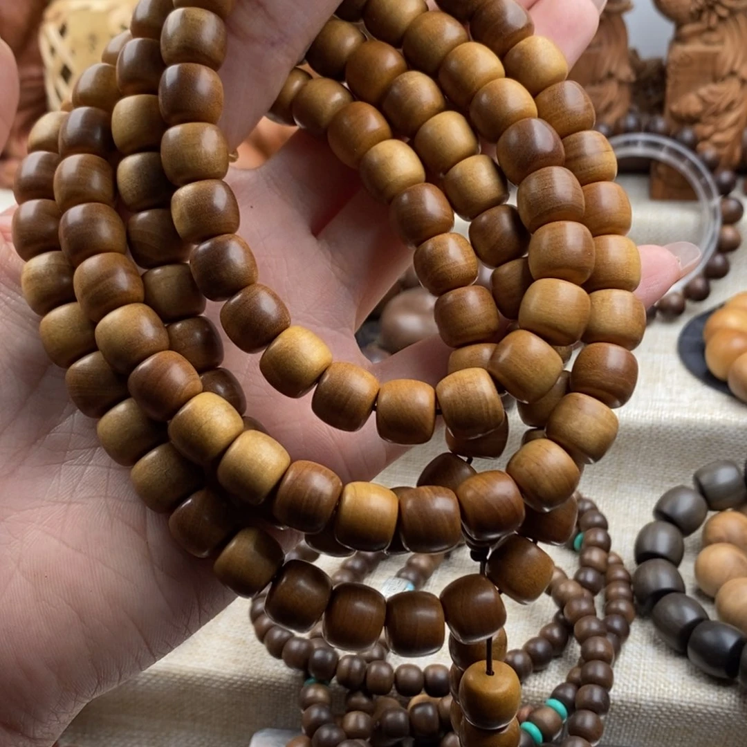 米***多手串/手链檀香木迈索尔，老山檀香，奶香10.11