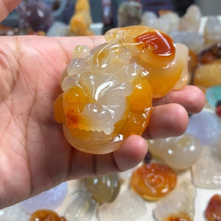 玛瑙/玉髓未镶嵌吊坠(不含链)