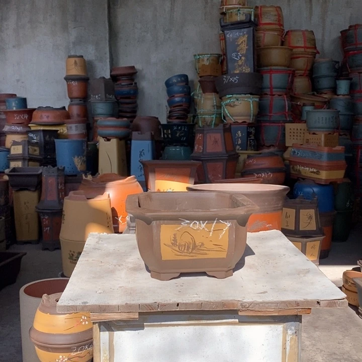 紫砂花盆紫砂花盆