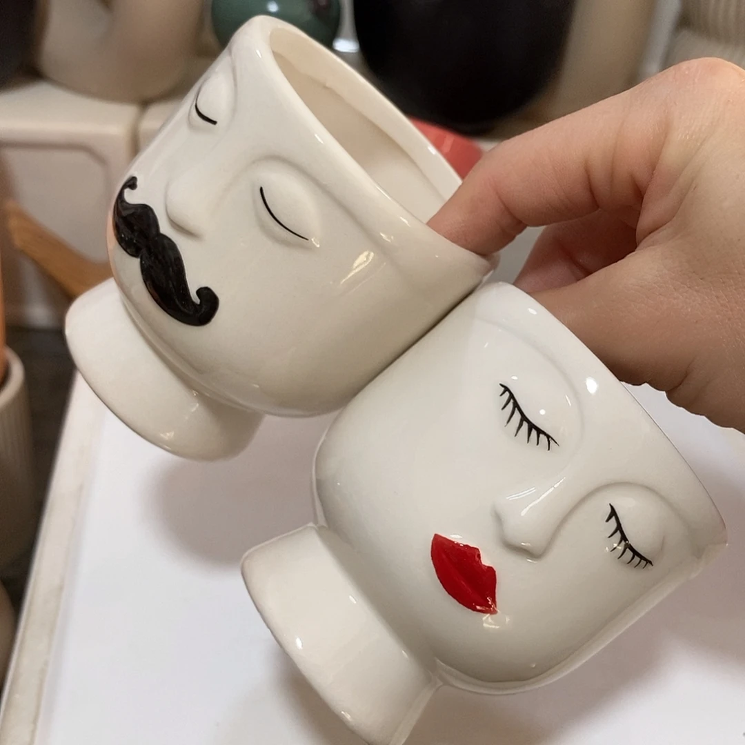 杯子陶盆有孔 瑕疵介意勿拍