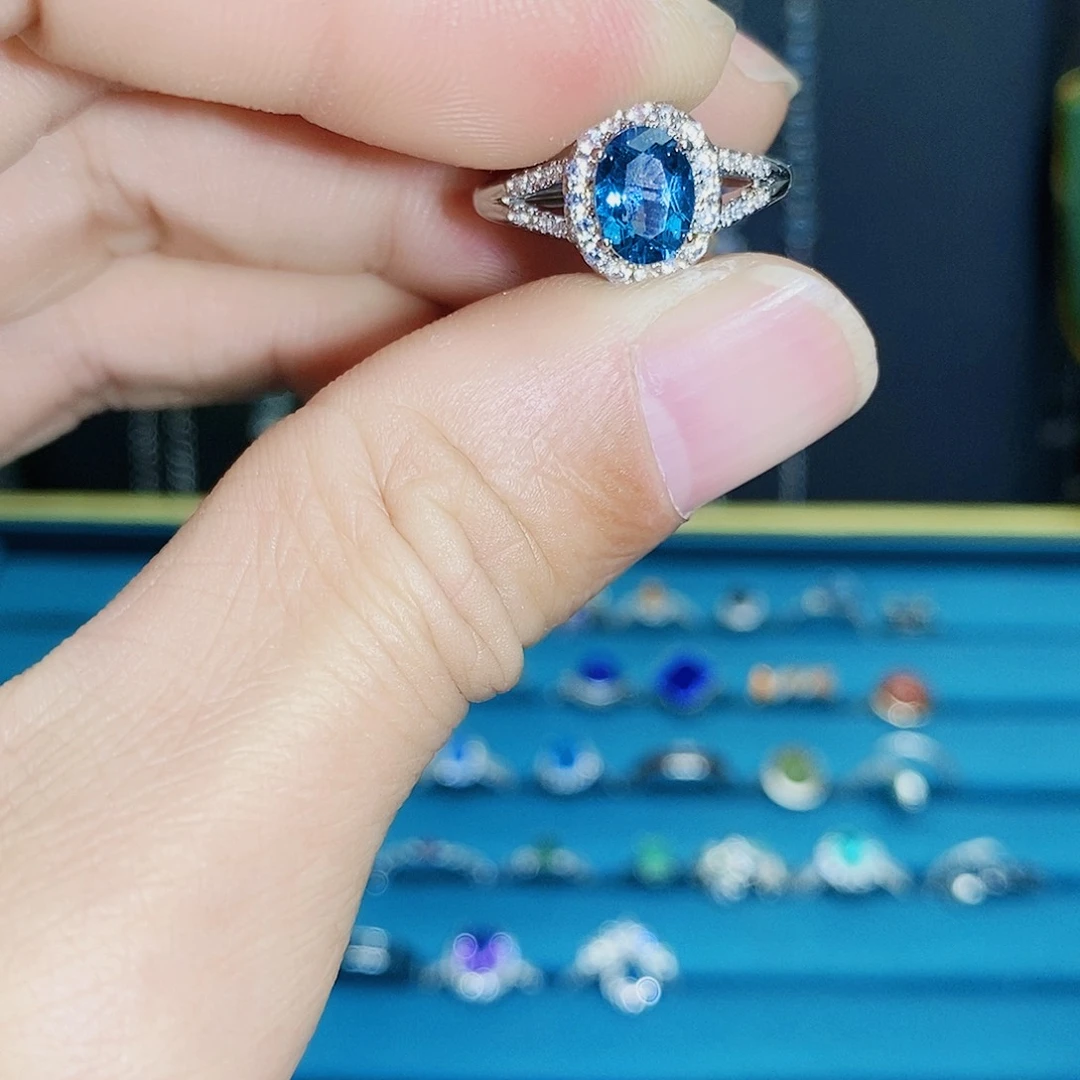 紫晶珠宝半成品银S925镶嵌