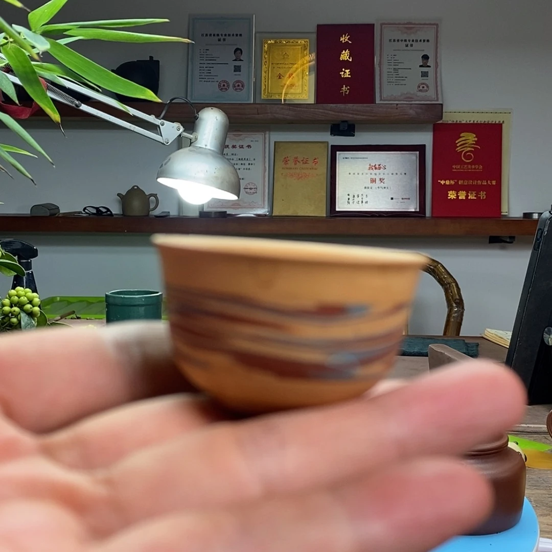 【闪购商品】茶壶段泥主人杯:30CC精工:半手