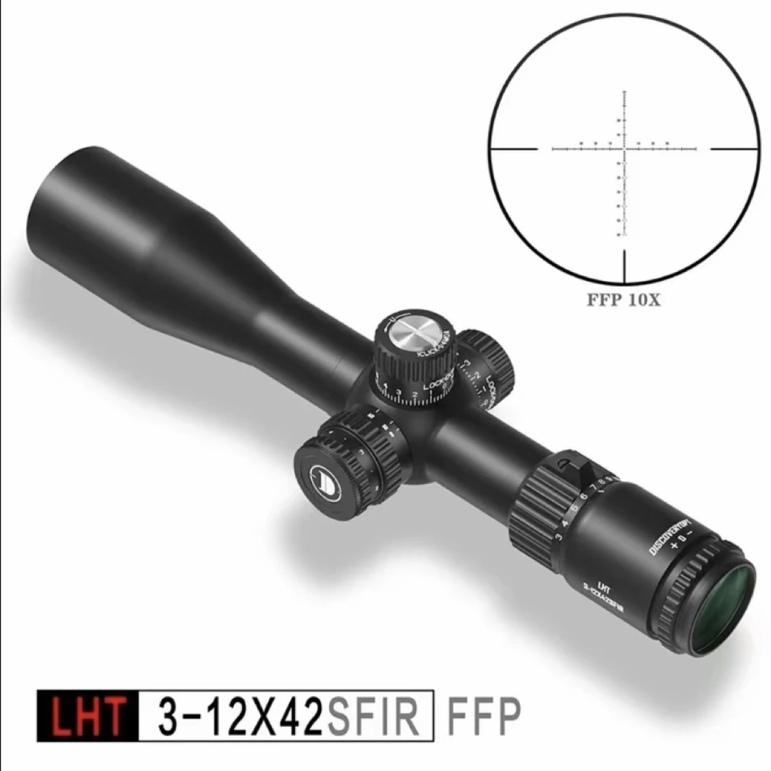 发现者LHT3-12/4.5-18X42SFIR两倍数轻量化前置拉伸望远镜瞄准镜