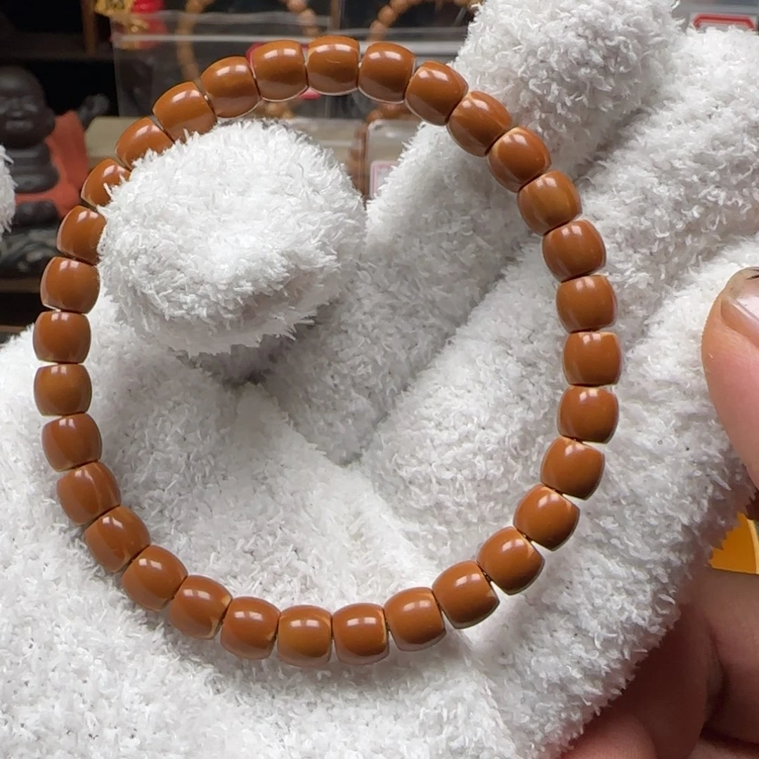 橄榄核手串/手链老挝7.0mm三花单圈