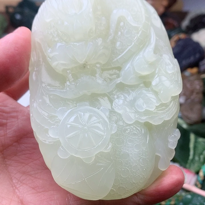 未镶嵌和田玉挂件晨*