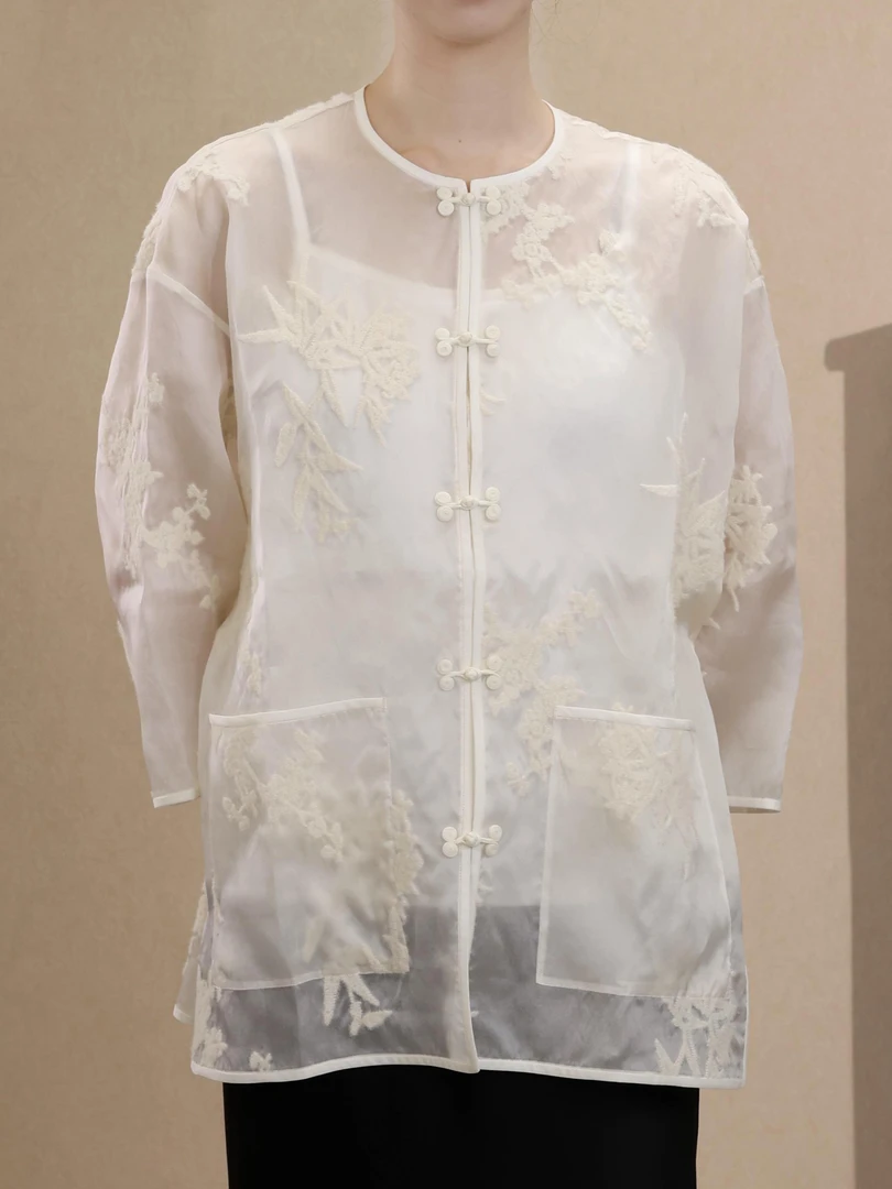 本真 | 【本真美学馆】高定欧根纱“如雪”时尚外套