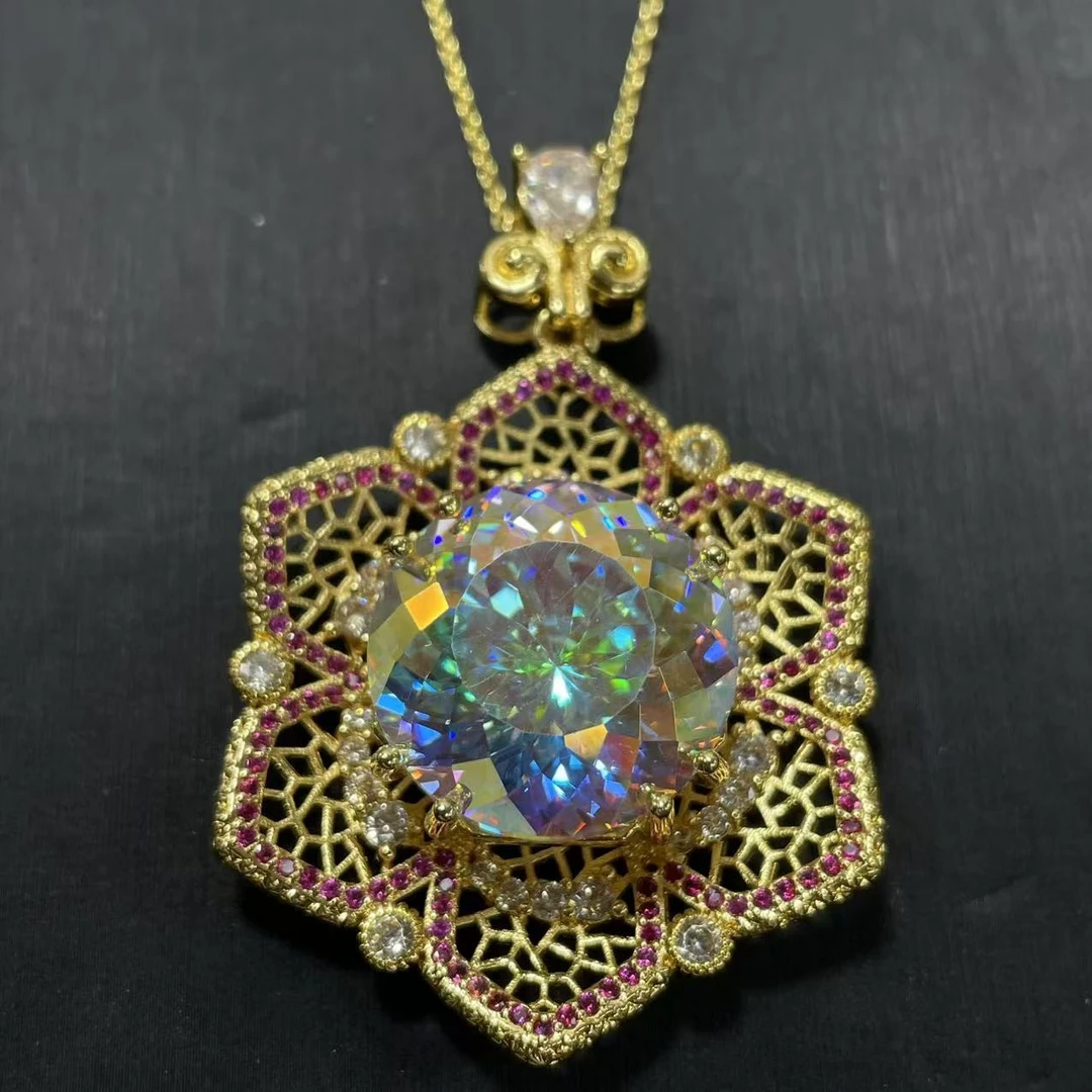 南非彩色吊坠AJ4225