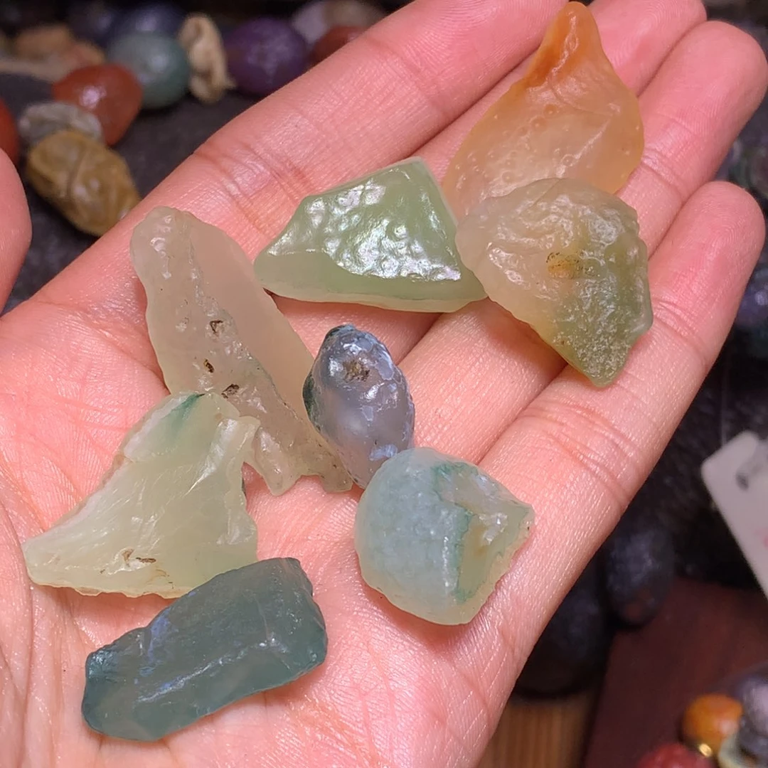 未镶嵌玛瑙/玉髓珠宝半成品