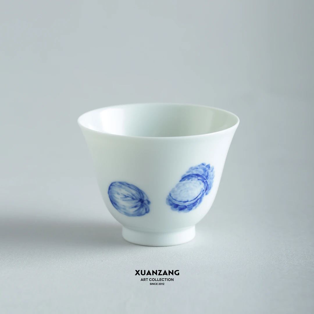 【玄藏】青花杯主人杯 纯手工