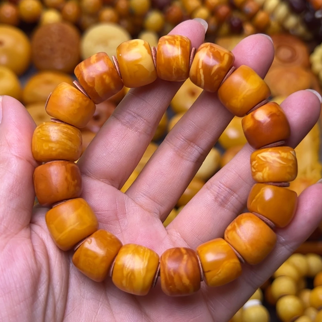 蜜蜡未镶嵌珠宝奇石马蹄花蜡