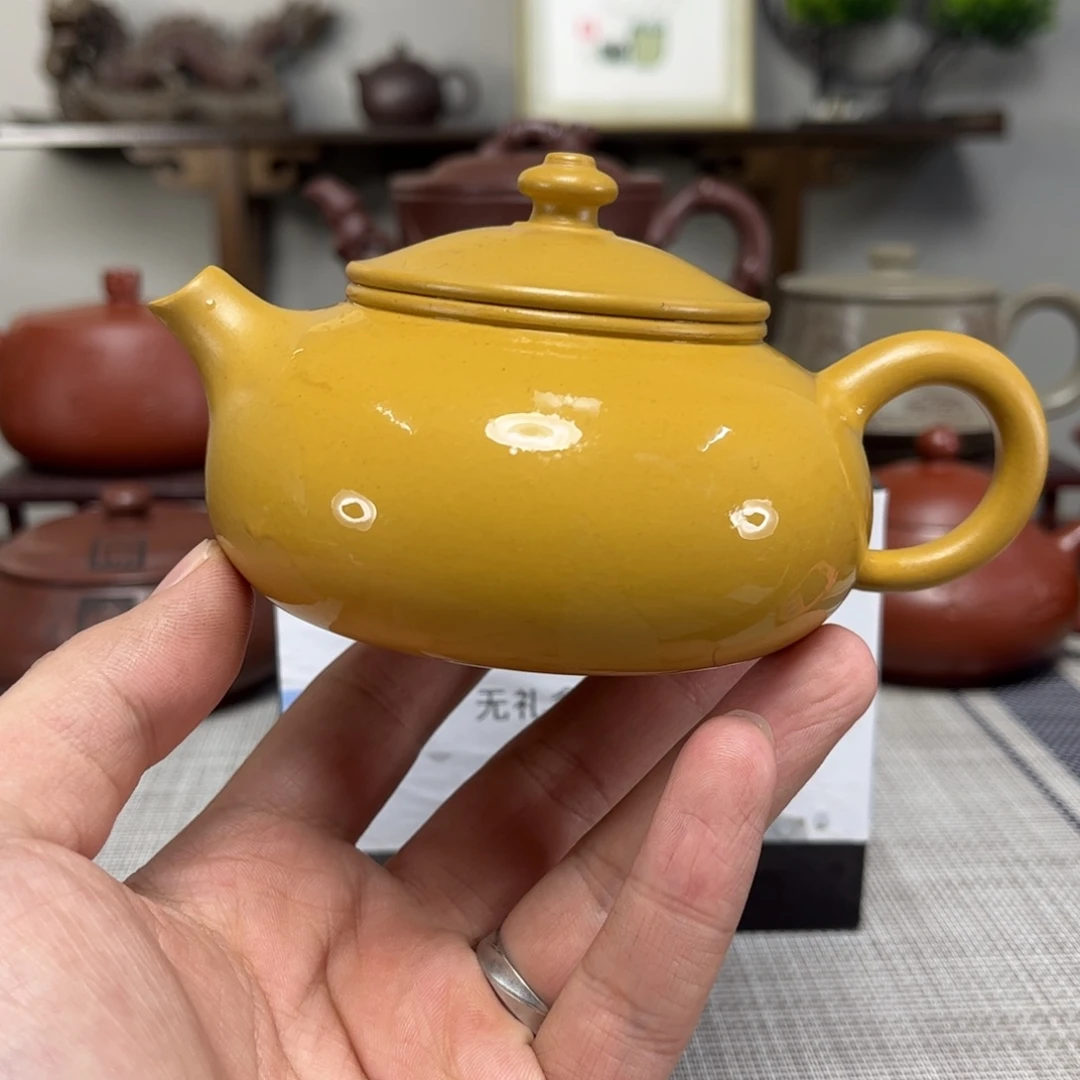 烛***月紫砂茶壶微瑕处理