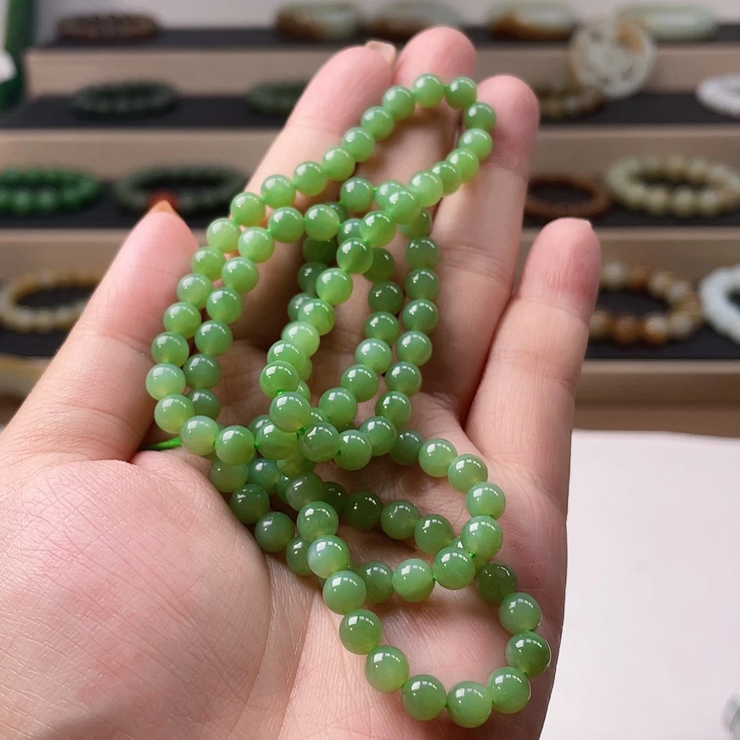 手链未镶嵌和田玉（碧玉）6 108 特细
