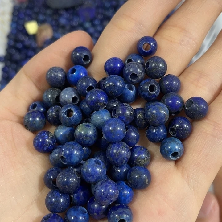 贝壳非金属20颗8mm大孔青金圆珠