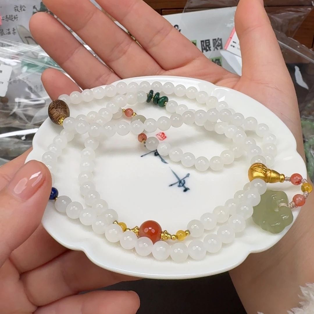 和田玉未镶嵌颈饰1219