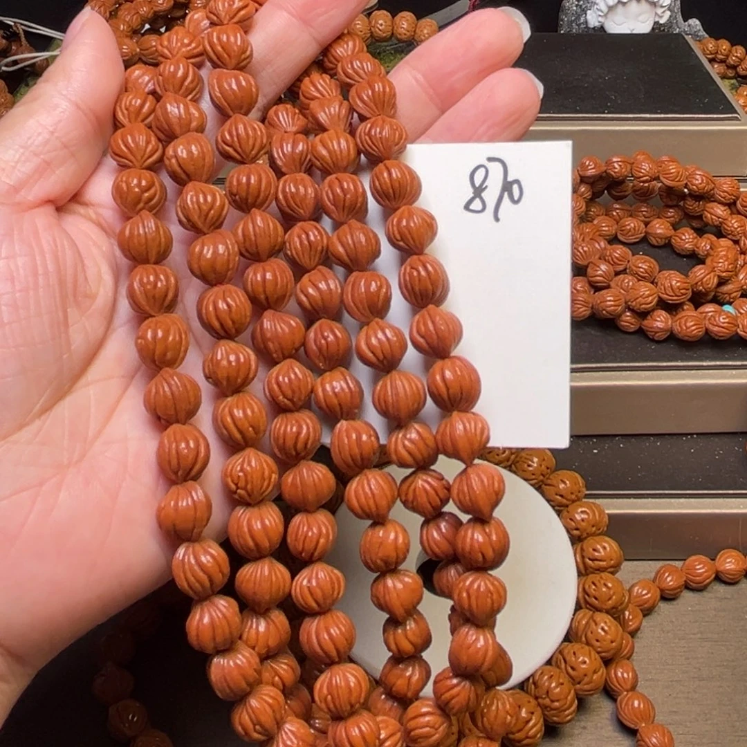 手串桃核野生桃八棱10左右精品无修100脖挂