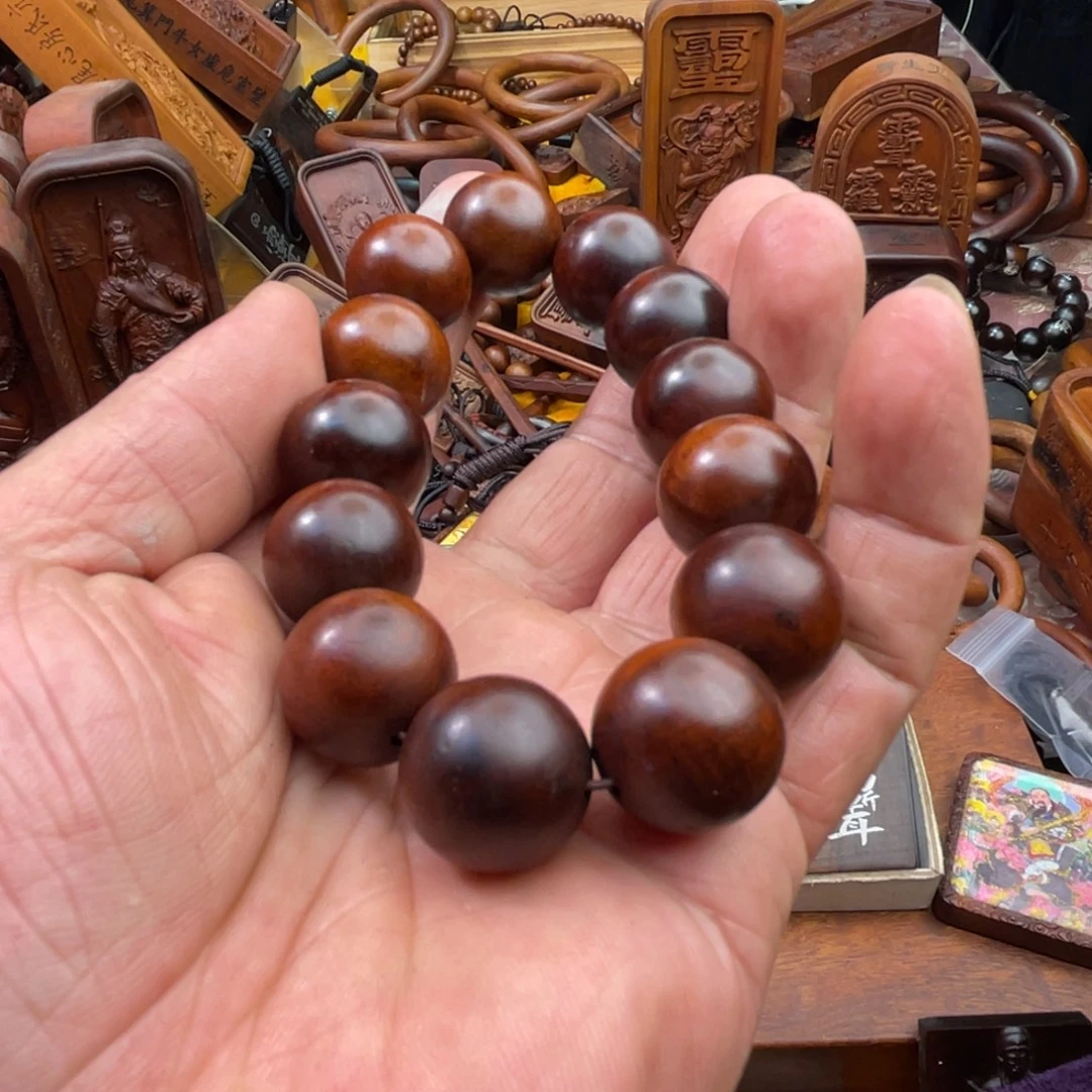 枣木雷击枣木雕刻珠子