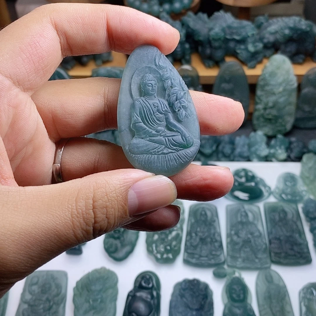 定制翡翠未镶嵌阿米