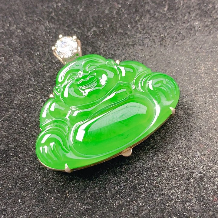 翡翠银S925镶嵌颈饰