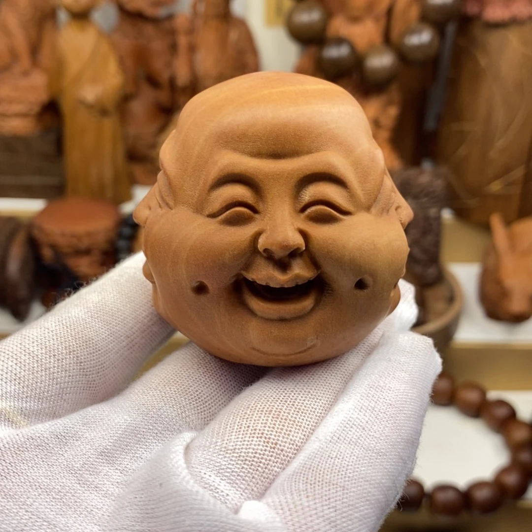 檀香木手串/手链老山檀喜怒哀乐手把件奶香