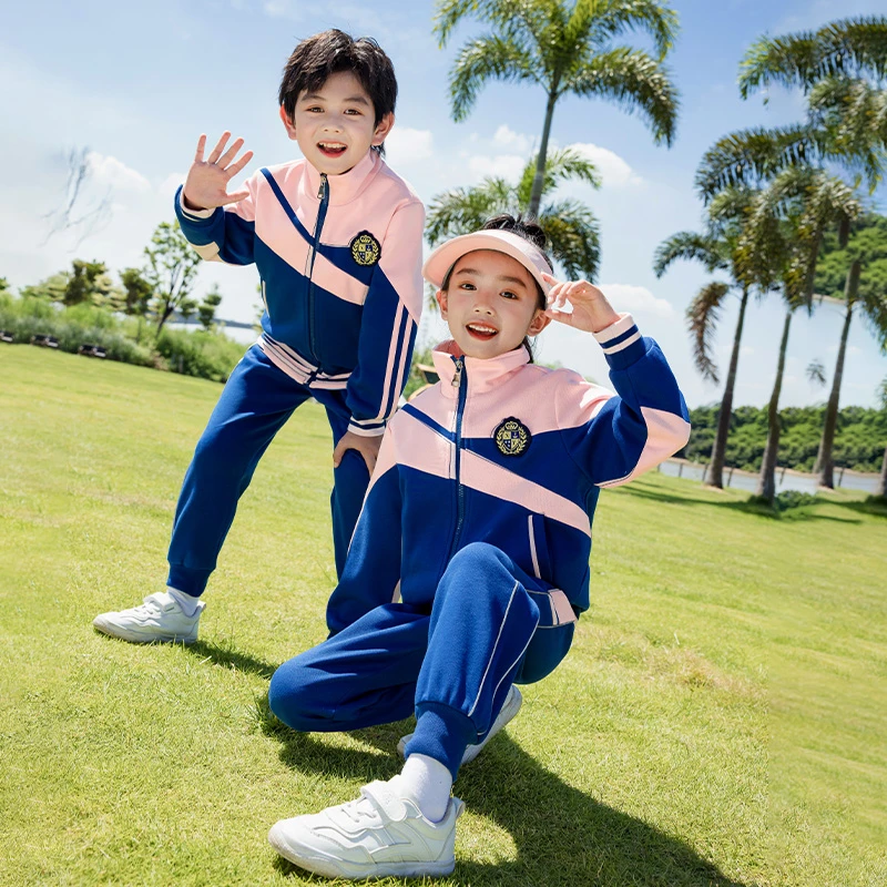 运动风校服春秋款女童班服校服园服
