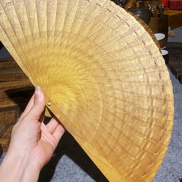 用***9金丝楠金丝楠扇子21