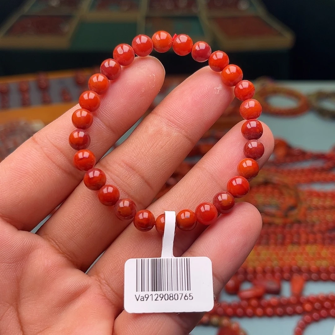 未镶嵌手链南红玛瑙多宝卡6+