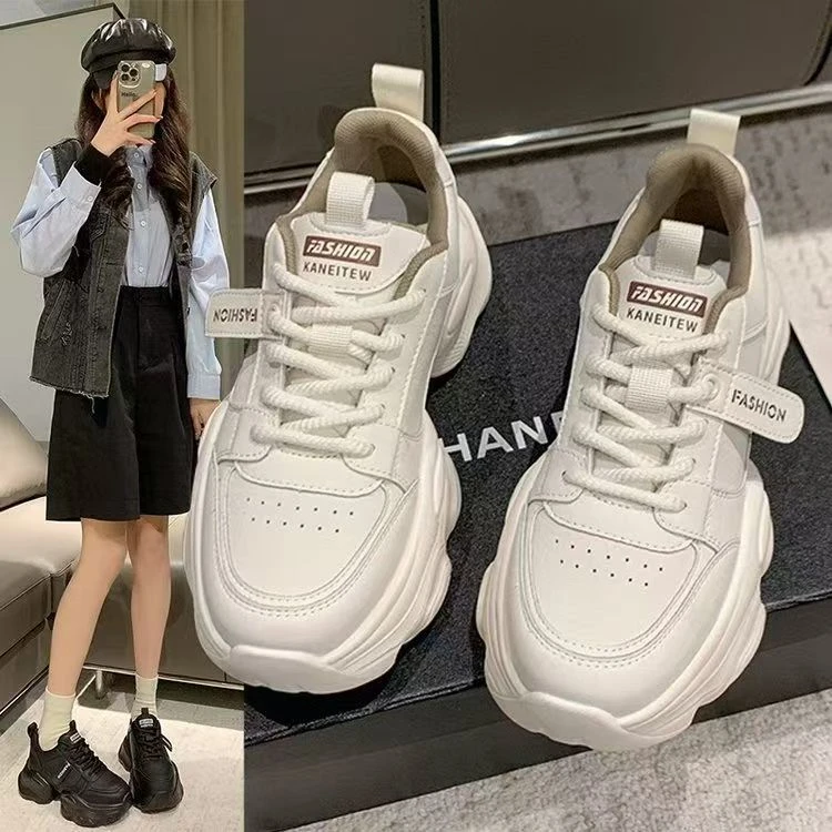 【锦衣服饰】AC 2366欧货百搭厚底系带老爹鞋