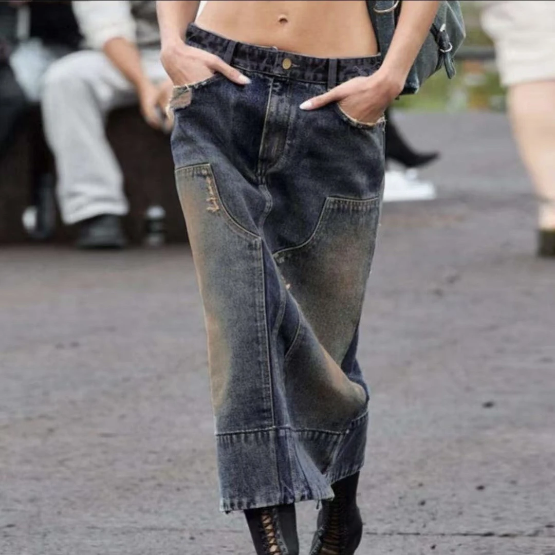 未使用 Givenchy/纪梵希 秀款 牛仔半裙 易梦玲同款 36码 02913