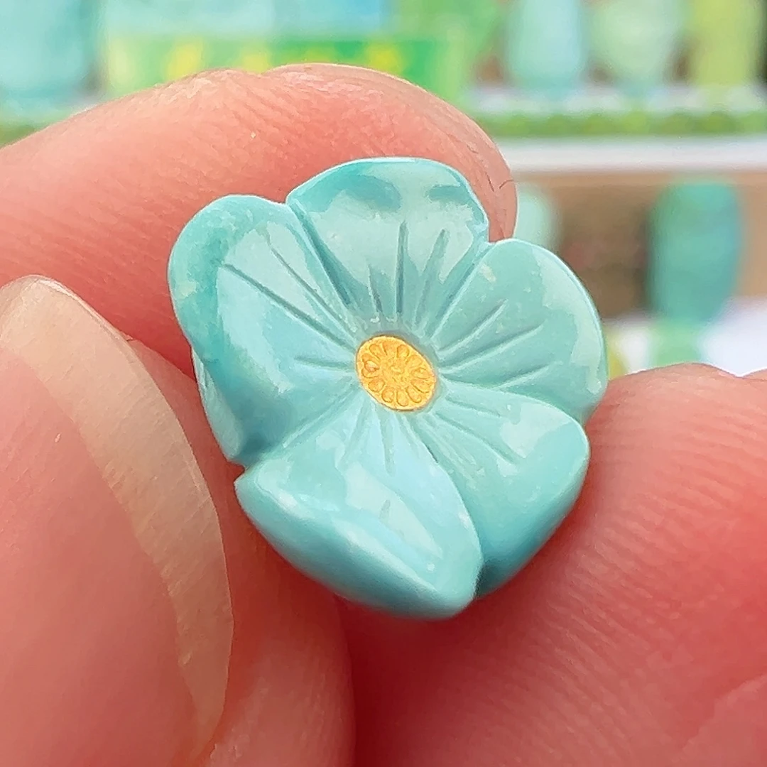 未镶嵌绿松石项链